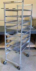lot 51 image: Baking Rack with 7 Baking Sheets