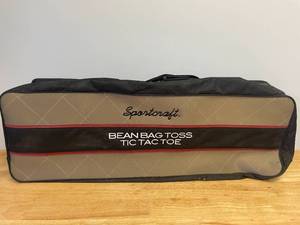 lot 13 image: Sportcraft Tic Tac ToeBean Bag Toss Combo Outdoor Yard Game Set.