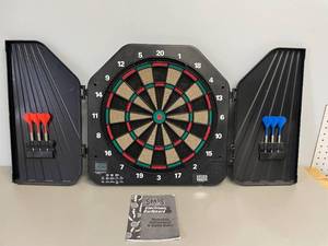 lot 14 image: Stats Pro Electronic Dart Board