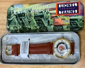 lot 47 image: Lionel Trains Collectible Wrist Watch