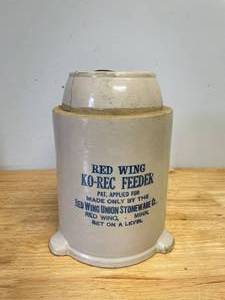 lot 51 image: Red Wing KO-REC Chicken Feeder-Patent Applied 