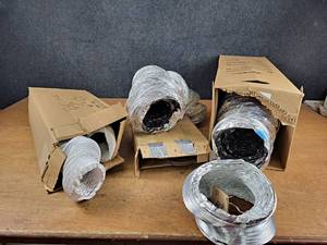 Lot of Flexible Duct - 7, 6 and 4