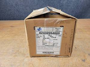 New Old Stock - Electric Motor - 12hp, 115V - Part No. 02432054000