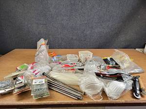 Large Lot of Shop Supplies - Masks, Hardware, Zip Ties and More