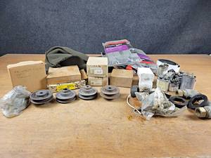 Lot of Pulleys, Capacitors, Foam Seals and More
