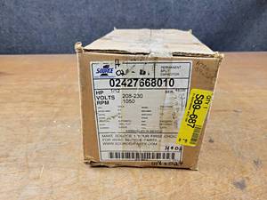 New Old Stock - Electric Motor - 12hp, 208-230V - Part No. 02427668010