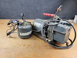 13HP, 115V Pump (works) and GE electric Motor - NO SHIPPING
