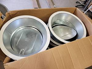 NOS (14) 12 Conical E-Z Tap Duct Fittings w Damper - NO SHIPPING