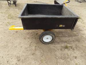 lot 13 image: Yard Works 10 Cu Ft Yard Cart