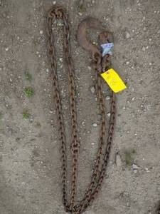 lot 18 image: 15 Log Chain 2 Hooks