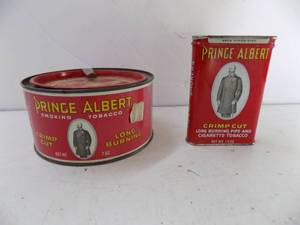 lot 59 image: Prince Albert Tins
