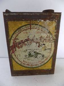 lot 60 image: French Auto Oil Tin 1 Gal