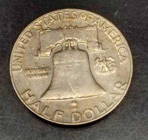 lot 37 image: 1959 FRANKLIN HALF DOLLAR