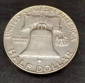 lot 38 image: 1959-D FRANKLIN HALF DOLLAR