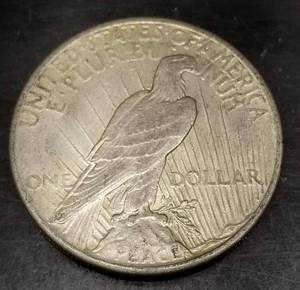 lot 39 image: 1925 PEACE SILVER DOLLAR