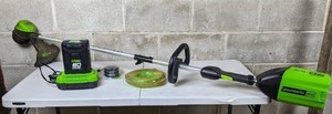 lot 19 image: Greenworks Pro 60V String Trimmer