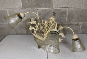 lot 103 image: 32-Inch Wide Downlight Chandelier