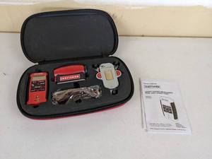 lot 63 image: Craftsman Laser Guided Measuring Tool & 4-in-1 Level, Both with Laser Trac