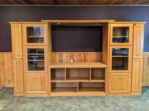 lot 15 image: Large Entertainment CenterTV Stand