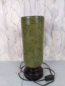 lot 84 image: Glass Uplight Table Lamp