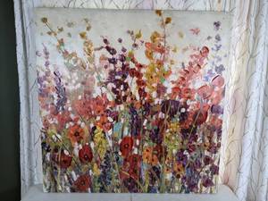 lot 29 image: Kirklands Wildflower Field Artwork