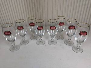 lot 109 image: Set of (8) Stella Artois Shaped Pint Glasses