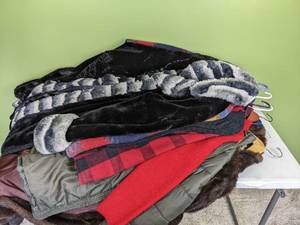 lot 218 image: Assortment of Womens Jackets Alpine Studio, Rhonda Stark, A.N.A. Kenji, Liz Claiborne, Gallery, Marc New York Andrew Marc, Woolnich and More