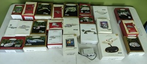 lot 17 image: Great Collection of Star Trek Hallmark Keepsake Ornaments Borg Cube, Star Destroyer and Blockade Runner, X-wing Starfighter, Milennium Falcon, & More