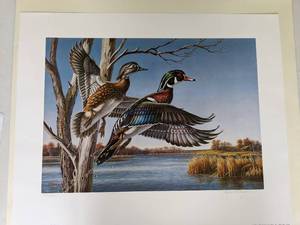 lot 230 image: Vintage Breakaway Print by James A. Meger 405580