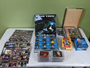 lot 239 image: Vintage Collection of Star Trek Card Collection, Comics and More