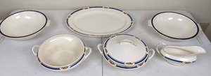 lot 167 image: Gorgeous 7-Piece Collection of Serving Pieces from Pareek Johnson Bros. & Grimwades Royal Winton