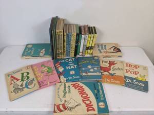 lot 79 image: Collection of (30) Vintage Childrens Books (Dr. Seuss, Nancy Drew, and More)