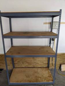 lot 26 image: 4-Tier Industrial Shelving