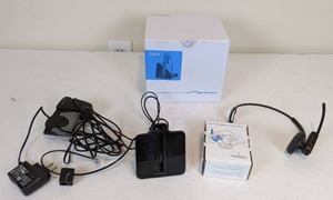 lot 152 image: Plantronics Convertible Wireless Headset and Automatic Handset Lifter