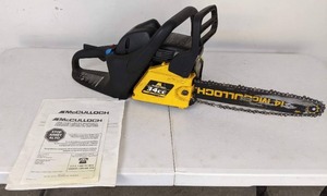 lot 36 image: McCulloch 34cc Gas Chainsaw