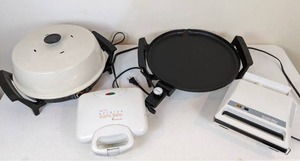 lot 104 image: Assortment of Electric Cookware includes ToastMaster, Proctor, Westbend, and Weston