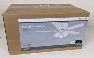 lot 161 image: NEW Clarkston II 44 LED Ceiling Fan