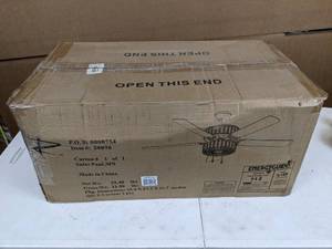 lot 149 image: River of Goods 52-in Indoor Downrod or Flush Mount Ceiling Fan with Light (5-Blade)