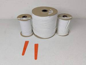 lot 263 image: (3) Spools of White Elastic (14 and 1)