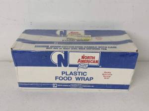 lot 244 image: Box of North American Service Products Plastic Food Wrap (12 x 2000)