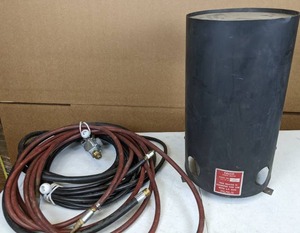lot 225 image: Falco Utility Heater F-15 and Pair of Air Compressor Hoses