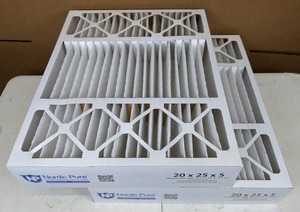 lot 233 image: Pair of Nordic Pure AC & Furnace Air Filters 20x25x5