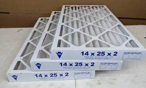 lot 228 image: Set of 3 Air Filters 14x25x2