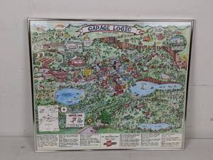 lot 279 image: Garage Logic Gumption County Framed Print