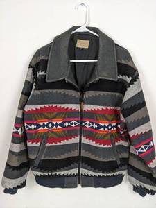 lot 286 image: Pendleton High Grade Western Wear Blanket Pattern Jacket, Mens Size Large