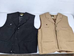 lot 296 image: Pair of Wyoming Traders Vests, Size Medium