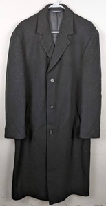 lot 306 image: Brooks Brothers 346 Lambswool and Cashmere Overcoat, Charcoal