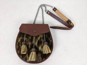 lot 68 image: Charming Real Leather Pouch Bag