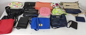 lot 371 image: Assortment of Handbags, Makeup Bags, & More Izod, Stone Mountain