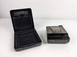 lot 344 image: Vintage Polaroid Spectra System Onyx Camera with Case